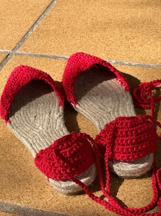 Alpargatas Crochet Talla 35-42