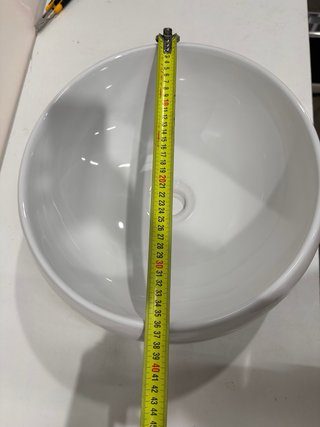 Lavabo sobre encimera Sensea Porcelana Blanca