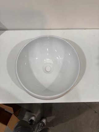 Lavabo sobre encimera Sensea Porcelana Blanca