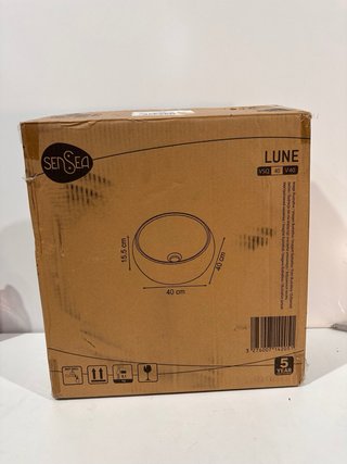 Lavabo sobre encimera Sensea Porcelana Blanca