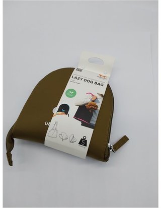Borsa da Trasporto per Cani Piccoli United Pets Lazy Dog Bag - Pieghevole - Colore Verde - 0-25 kg