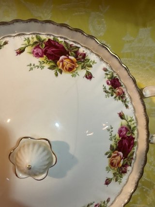Legumbrera Sopera Royal Albert Flores Doradas