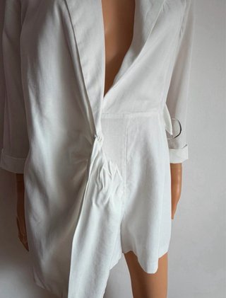 Vestido mono blanco talla única