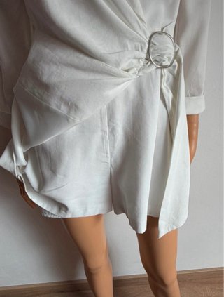 Vestido mono blanco talla única