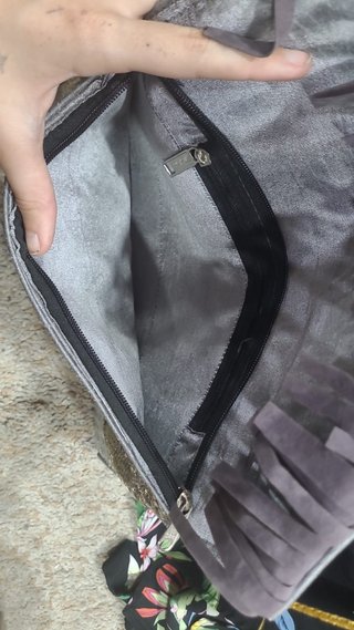 Bolso de hombro MONTANA negro y dorado