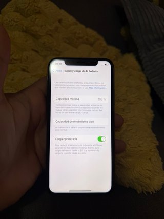 iPhone X 64GB Batería al 100%