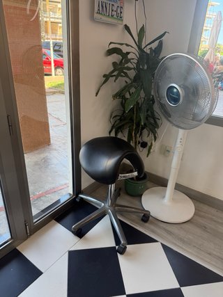 Sillón de peluquería/barbería giratorio