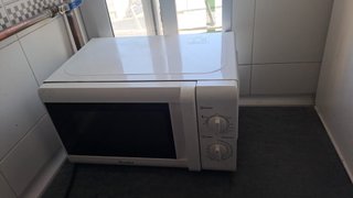 Microondas blanco. Funciona normal