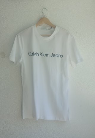 Camiseta Calvin Klein Jeans Blanca Talla M