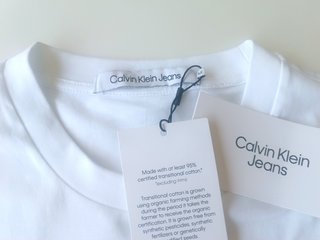 Camiseta Calvin Klein Jeans Blanca Talla M