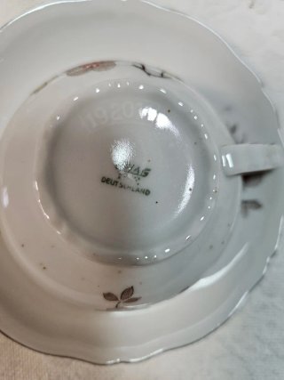 Servizio Tè/Caffè Vintage Porcellana Fiori