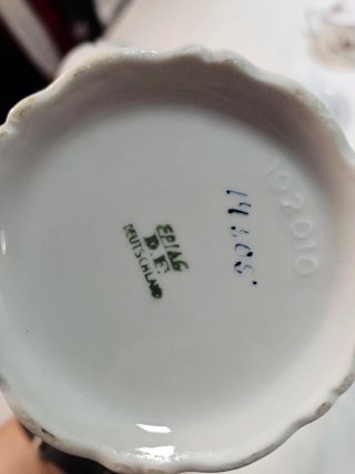Servizio Tè/Caffè Vintage Porcellana Fiori