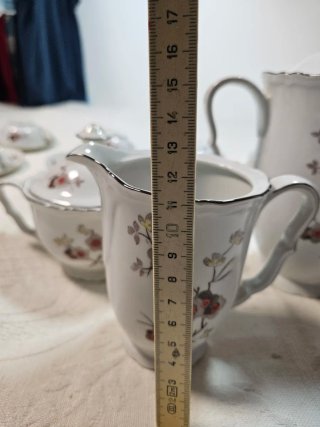 Servizio Tè/Caffè Vintage Porcellana Fiori