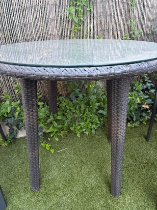 Conjunto de jardín mesa y sillas