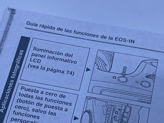 Manual Canon EOS 1N (Español)