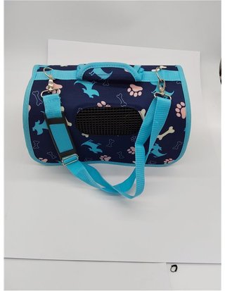 BPS Transportín Portador Bolsa Bolso de Tela para Mascotas Perros Gatos Animales Transportadoras 3 Tamaños S/M/L Elegir (S - Azu