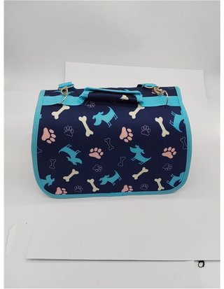 BPS Transportín Portador Bolsa Bolso de Tela para Mascotas Perros Gatos Animales Transportadoras 3 Tamaños S/M/L Elegir (S - Azu