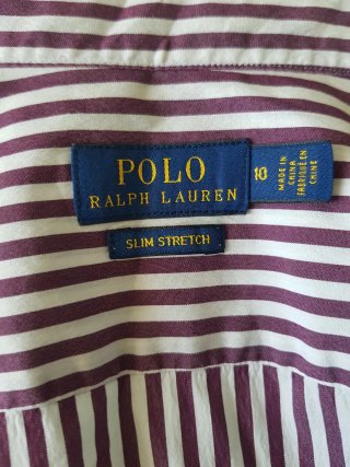 Camicia Polo Ralph Lauren donna slim stretch