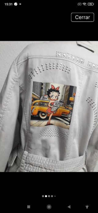 Gabardina Vintage Betty Boop