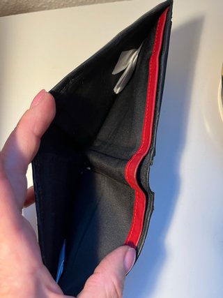 Cartera Calvin Klein Hombre de Cuero Negra