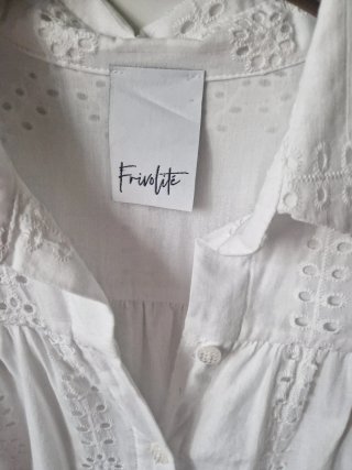 Vestito donna corto cotone bianco
