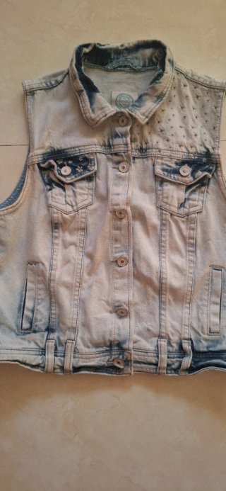 Chaleco vaquero Bershka Talla L