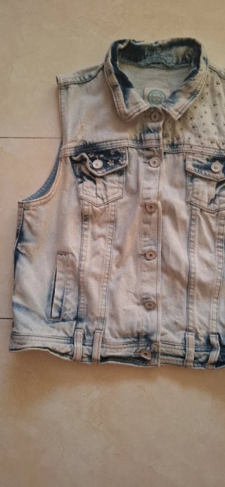 Chaleco vaquero Bershka Talla L