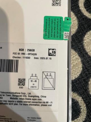 Oppo Reno 14F 5G Plata Multicolor