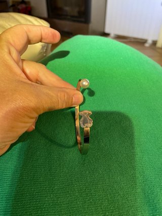 Pulsera Tous acero  y Perla