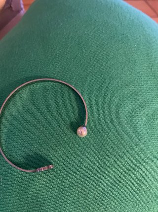 Pulsera Tous acero  y Perla