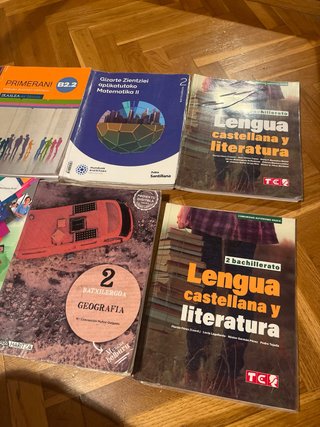 libros 2 de bachilerato letras en euskera