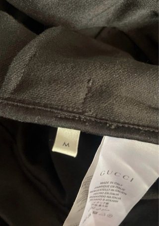 Chaqueta Gucci Negra Cremallera Rayas