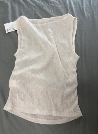 Camiseta Stradivarius Talla Única Blanca