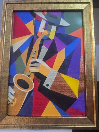 Pintura Jazz Acrílico Multicolor