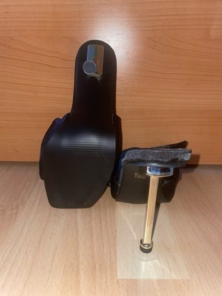 Tacones negros con lazo