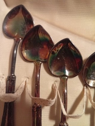 Set 6 Cucchiaini Vintage Silver Plated Ilcar