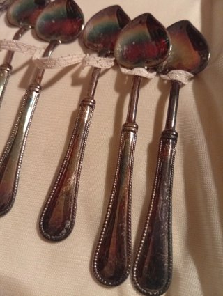 Set 6 Cucchiaini Vintage Silver Plated Ilcar
