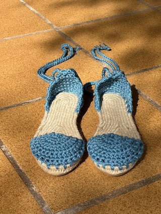 Alpargatas Crochet Talla 35-42