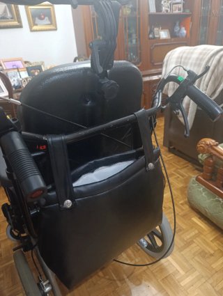 Silla de ruedas acolchada