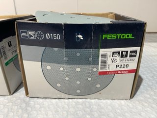 2 Cajas Lijas Festool Ø150 P180 y P220