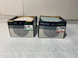 2 Cajas Lijas Festool Ø150 P180 y P220