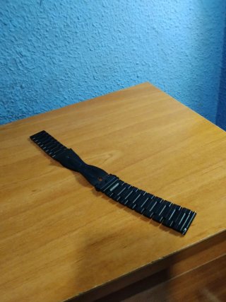 Correa de reloj negra