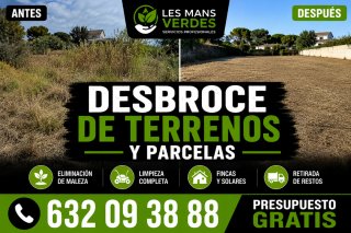 DESBROCE DE TERRENOS Y PARCELAS