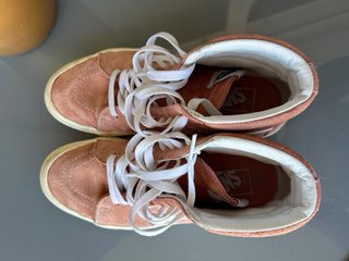 Zapatillas Vans Altas Rosas