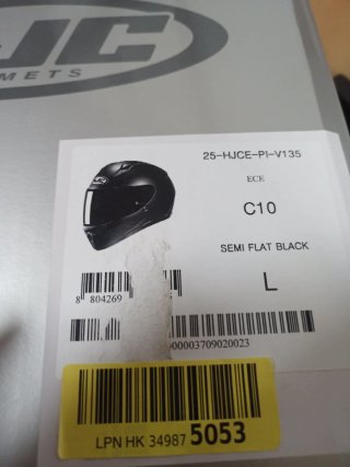 Casco HJC C10 Negro Mate Nuevo