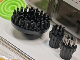 Limpiador Vapor Portátil 2500W + 6 Cepillos