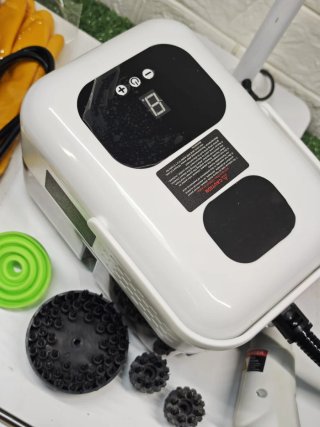 Limpiador Vapor Portátil 2500W + 6 Cepillos