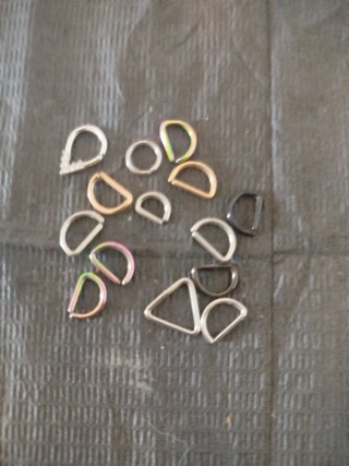 Pack 14 piercings titanio
