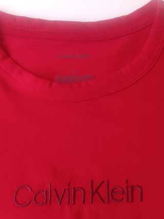 Camiseta Calvin Klein Logo Roja Talla L
