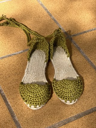Alpargatas Crochet Talla 35-42
